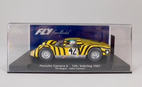 Fly Car Model Porsche Carrera 6 12h Sebring 1967 #42 1/32 Slot Car