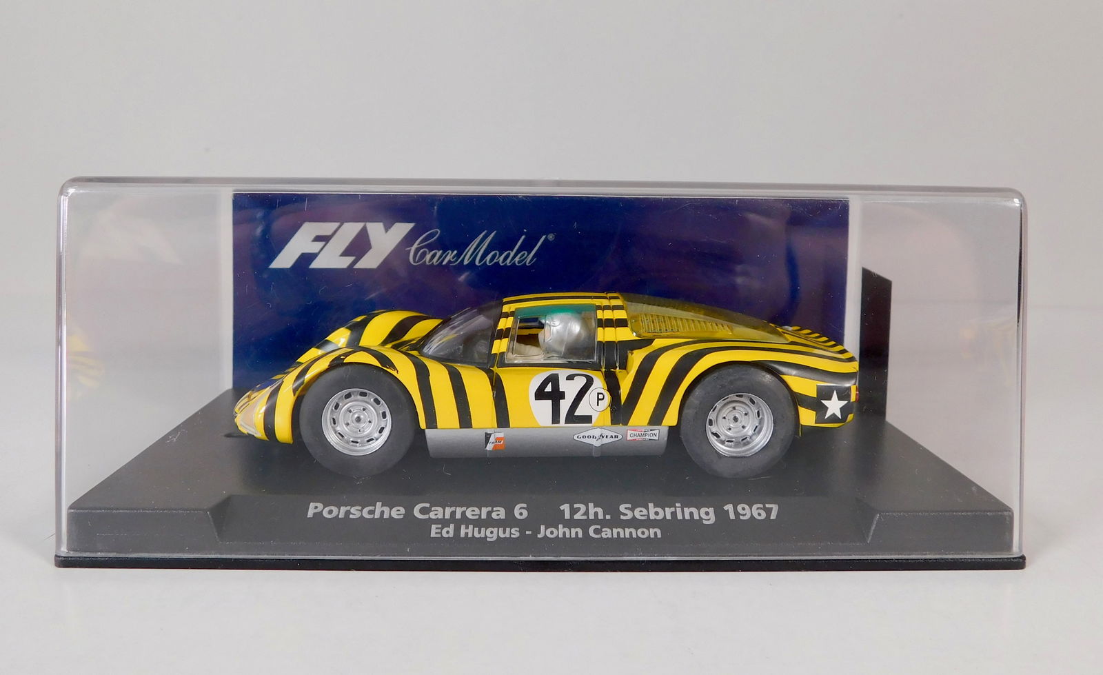 Fly Car Model Porsche Carrera 6 12h Sebring 1967 #42 1/32 Slot Car (1 of 7)