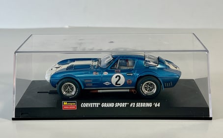 Monogram Corvette Grand Sport #2 Sebring '64 1/32 Slot Car