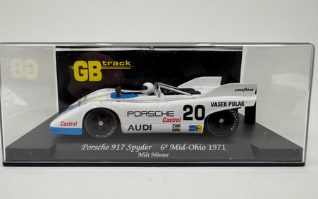 GB Track Porsche 917 Spyder 6th Mid-Ohio 1971 1/32 Slot Car