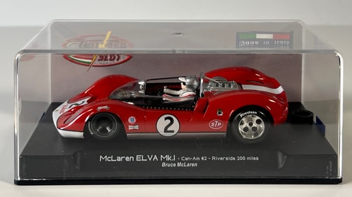 Thunder Slot McLaren ELVA MK1 Can-Am Riverside 200 miles #2 1/32 Slot Car