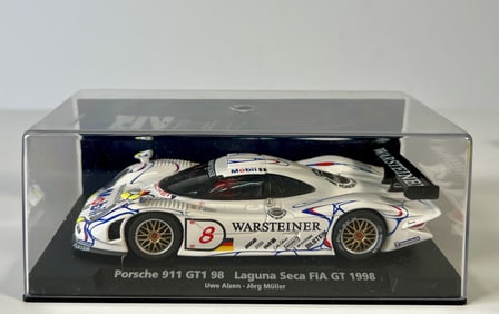 Fly Car Model Porsche 911 GT1 98 Laguna Seca FIA GT 1998 #8 1/32 Slot Car