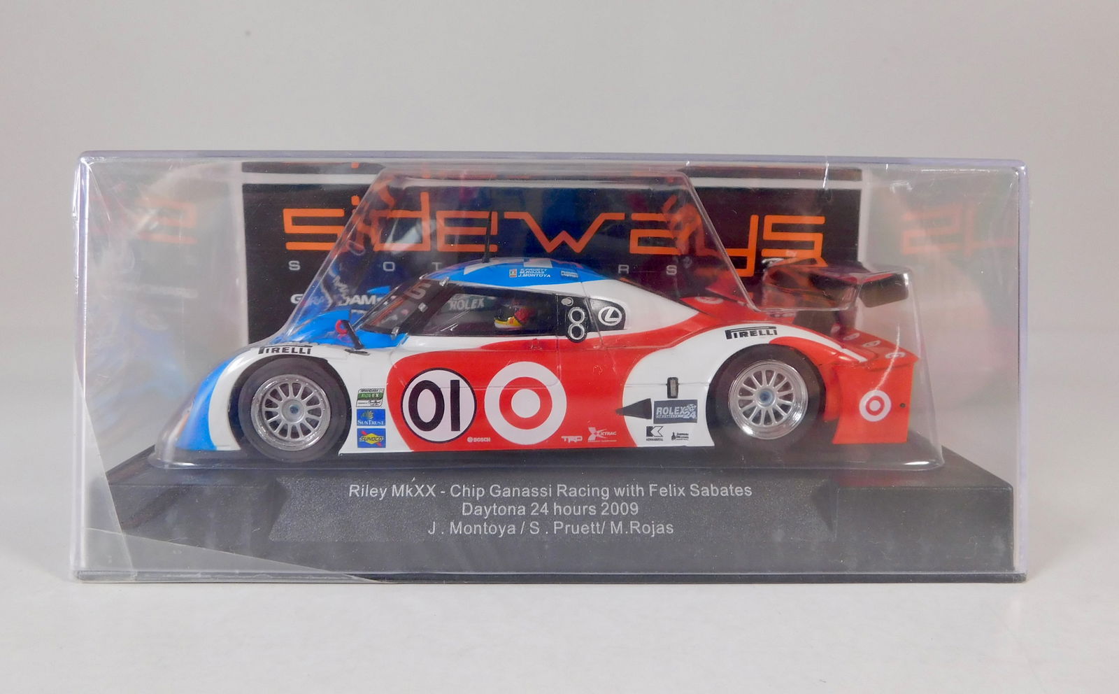 Sideways Riley MkXX - Chip Ganassi Racing with Felix Sabates Daytona 24h. 2009 #01 1/32 Slot Car (1 of 7)