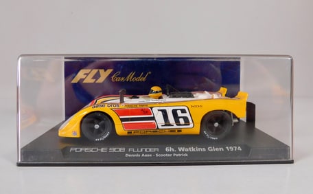 Fly Car Model Porsche 908 Flunder 6h Watkins Glen 1974 #16 1/32 Slot Car