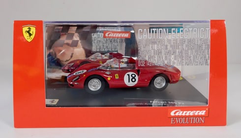 Carrera Evolution Ferrari 365 P2 North American Racing Team #18 1/32 Slot Car
