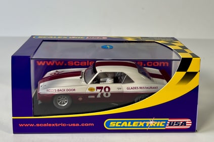 Scalextric USA Chevrolet Camaro #78 1/32 Slot Car
