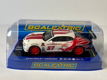 Scalextric Chevrolet Camaro Stevenson MotorSport #57 1/32 Slot Car