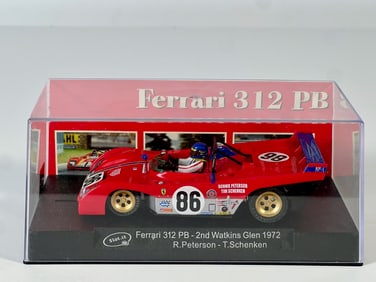Slot.it Ferrari 312 PB 2nd Watkins Glen 1972 #86 1/32 Slot Car