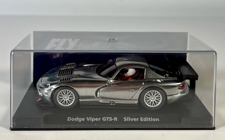 Fly Car Model Dodge Chrysler Viper GTS-R Silver Edition 1/32 Slot Car