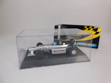 Scalextric Silver Firestone Ground Control #4 1/32 Slot Car