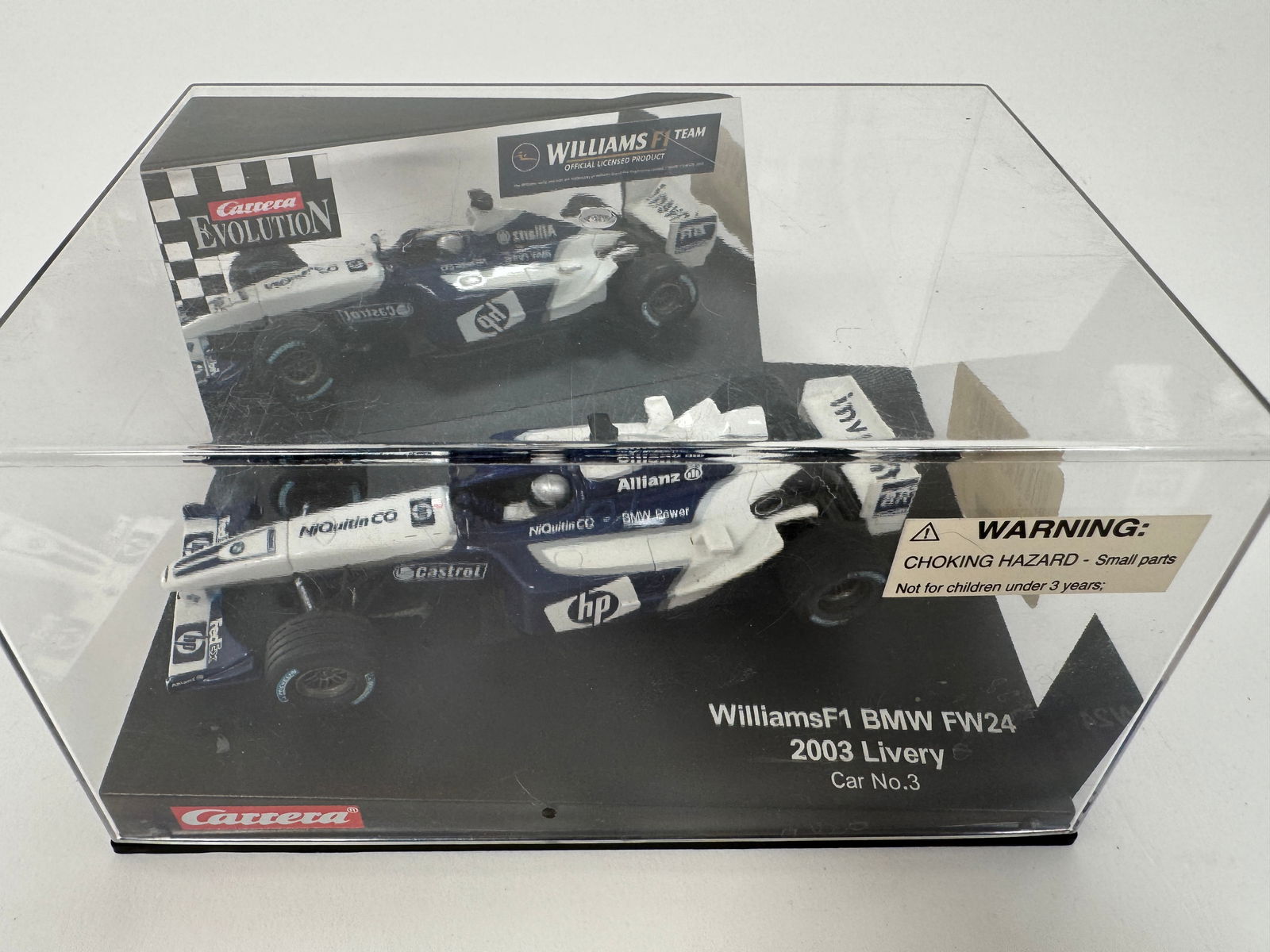 Carrera Williams F1 BMW FW24 #3 1/32 Slot Car (1 of 6)