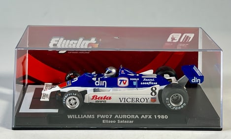 Flyslot Williams FW07 Aurora AFX 1980 #8 Viceroy 1/32 Slot Car
