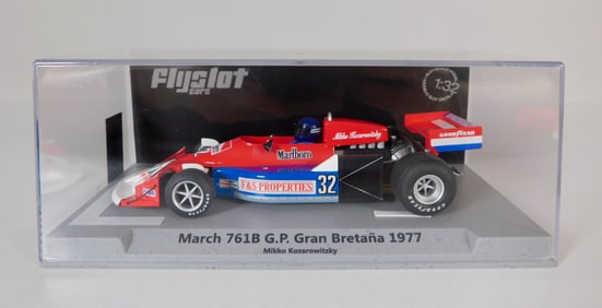 Flyslot March 761B GP Gran Bretaña 1977 #32 1/32 Slot Car