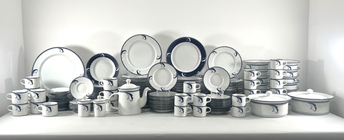 Extensive Dansk Flora Dinnerware Set