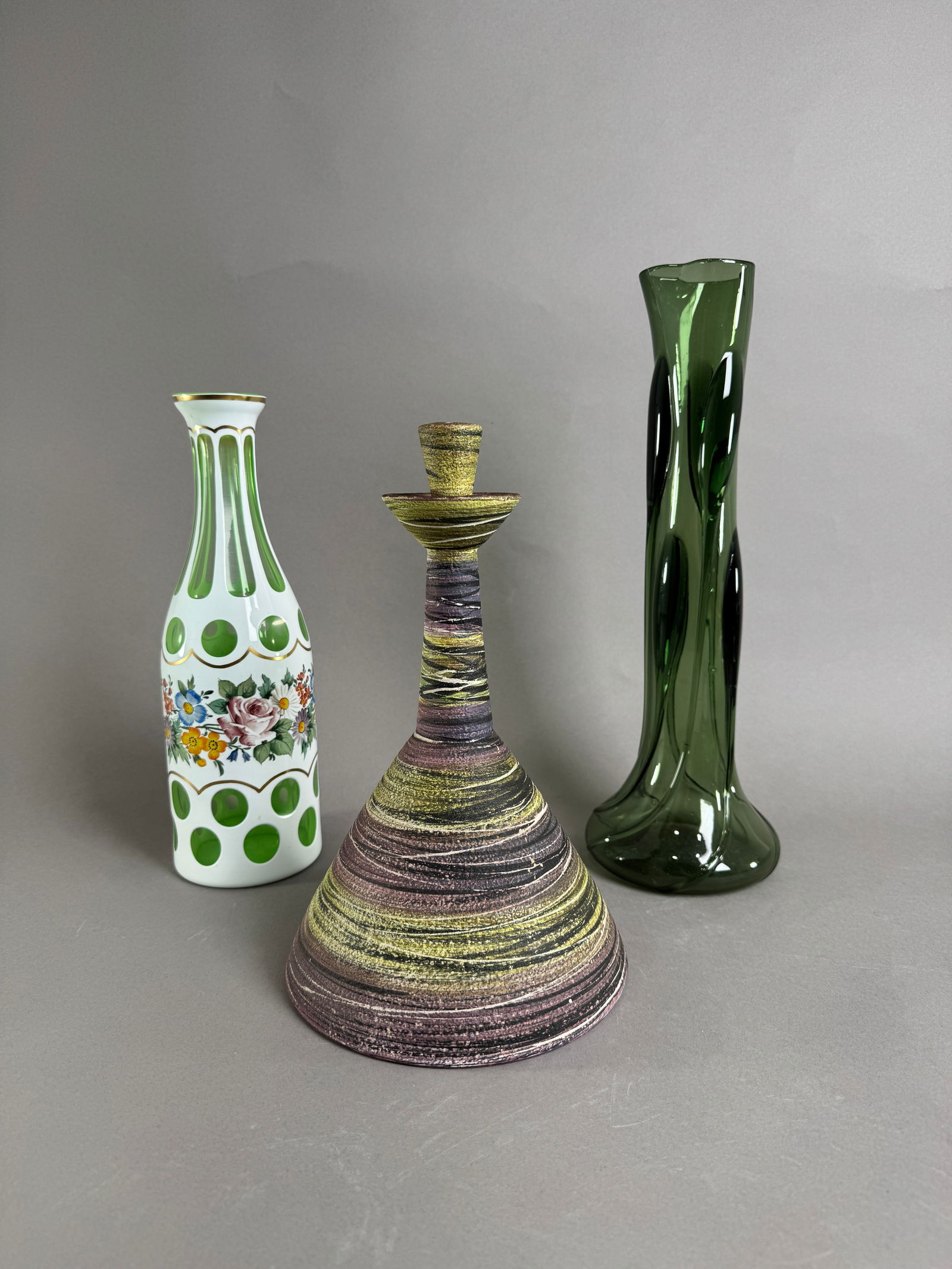 Three Decorative Glass Vases (1 of 13)
