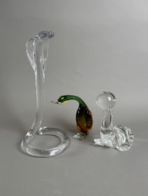 Three Glass Sculptures