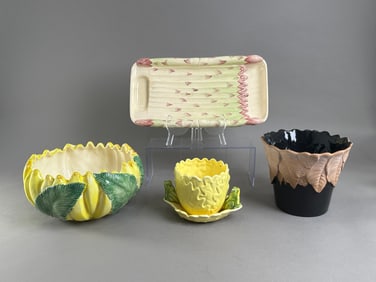 Majolica Style Pottery Assortment