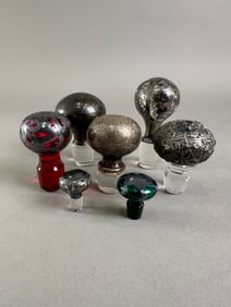 Collection of Decorative Glass Bottle Stoppers