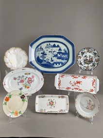 Collection of Decorative Plates and Platters