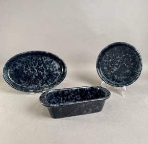 Bennington Potters Dishes - Set of Three