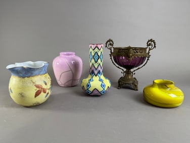 Group of Five Decorative Vases