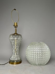 Cut Glass Table Lamp