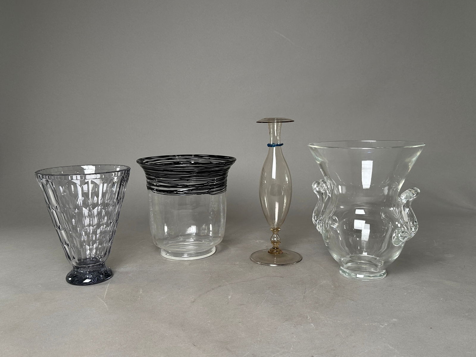 Group of Four Decorative Glass Vases (1 of 17)