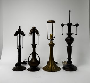 Group of Four Vintage Lamp Bases