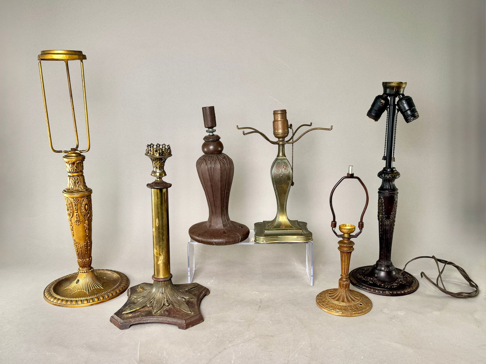 Group of Six Vintage Lamp Bases (1 of 19)