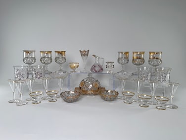 Collection of Glass Tableware