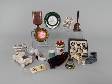 Collection of Miniature Decorative Items