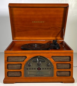 Crosley CR66 Radio, CD Player, and Turntable