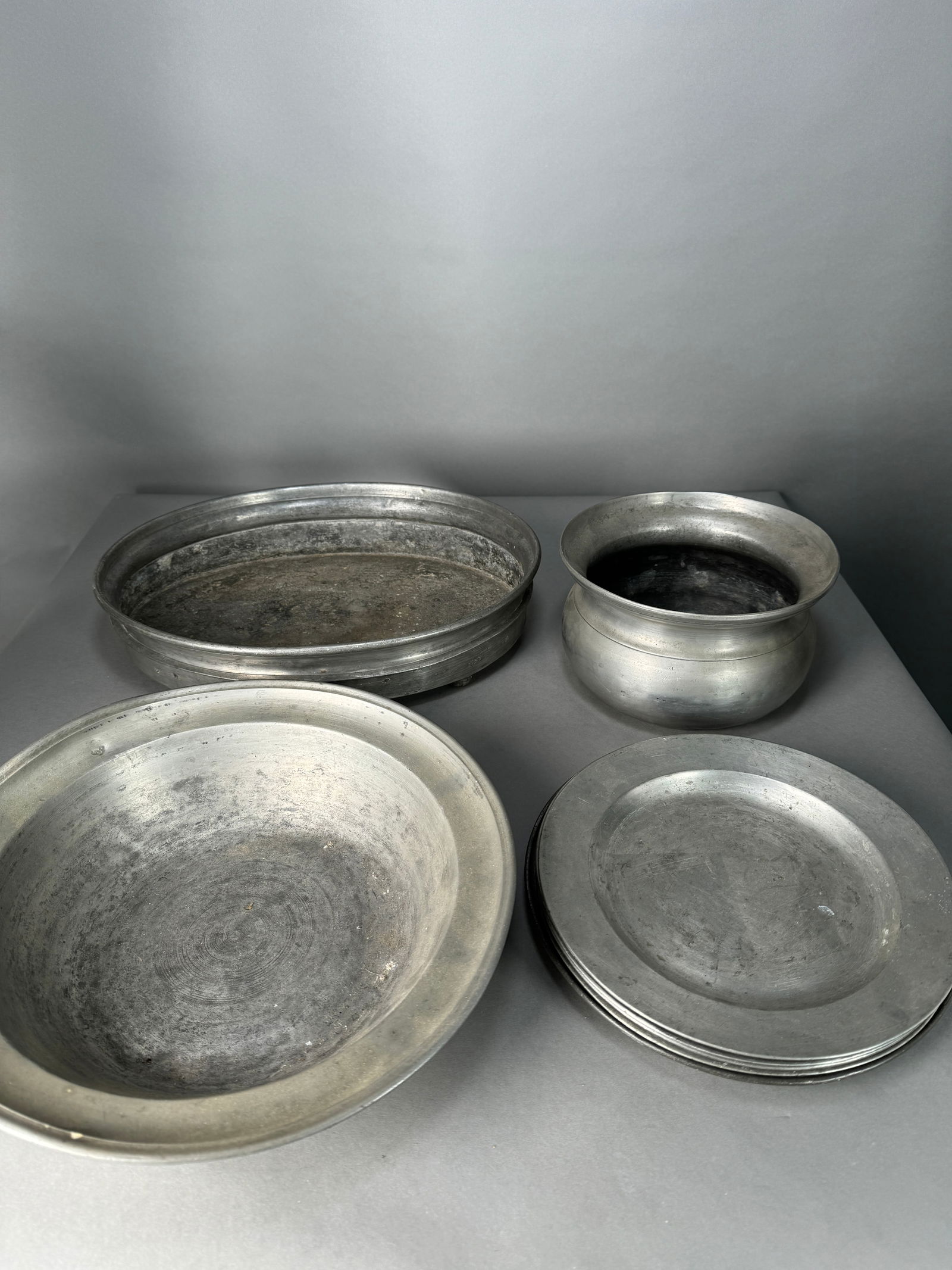 18th-19th Century Pewterware Collection (1 of 17)