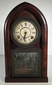 Antique Cathedral Mantle Clock