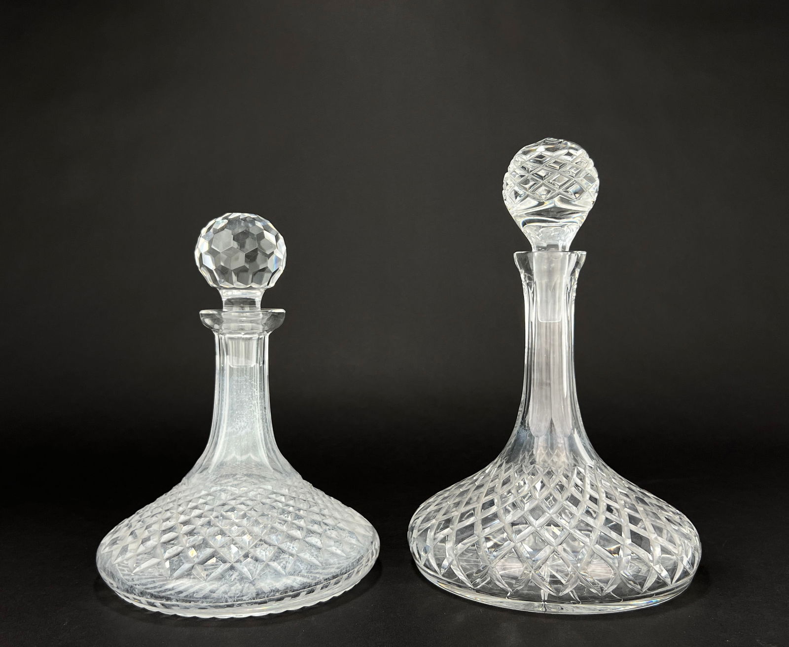Two Crystal Wine Decanters (1 of 2)