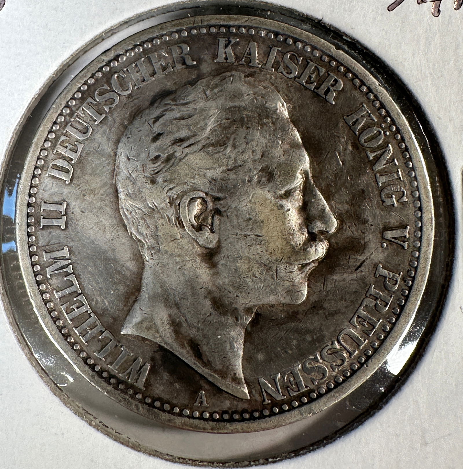 1904 Germany Empire - Prussia 2 Mark .900 Silver Coin - Wilhelm II (1 of 2)