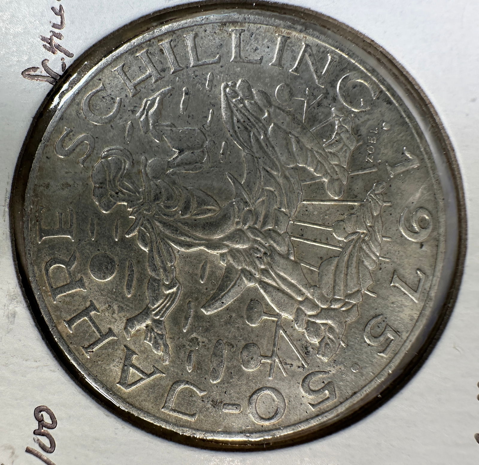 1975 Austria Post WWII 100 Schilling .640 Silver Coin (1 of 2)
