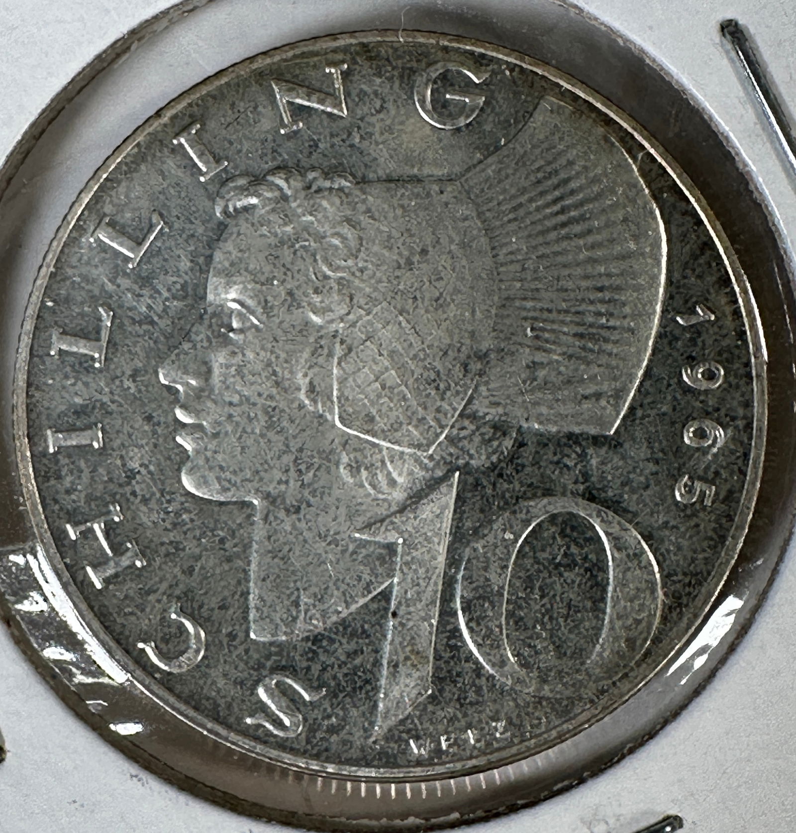 1965 Austria Post WWII 10 Schilling .640 Silver Coin (1 of 2)