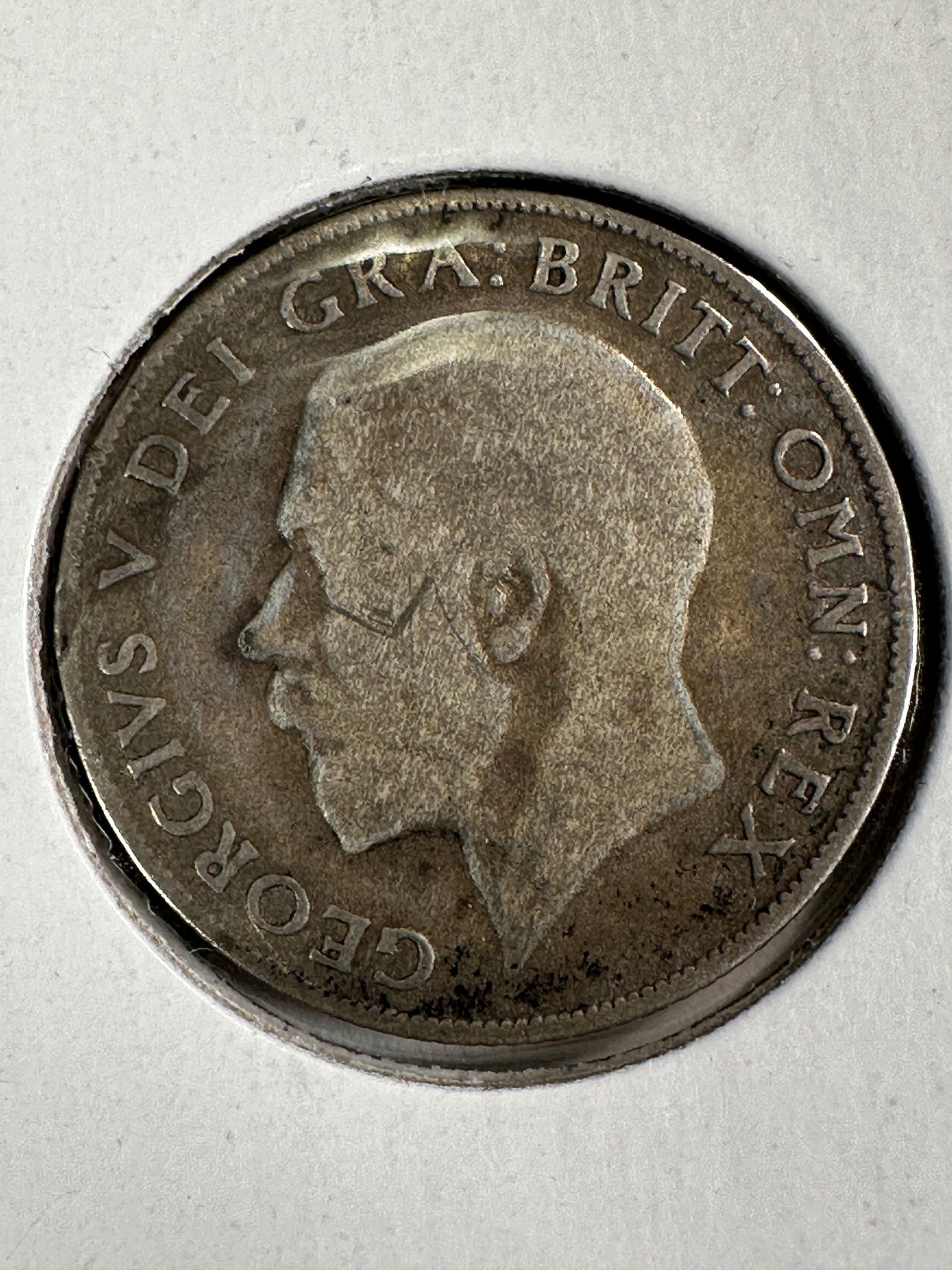 1921 Great Britain 1 Shilling .925 Silver Coin - George V (1 of 2)
