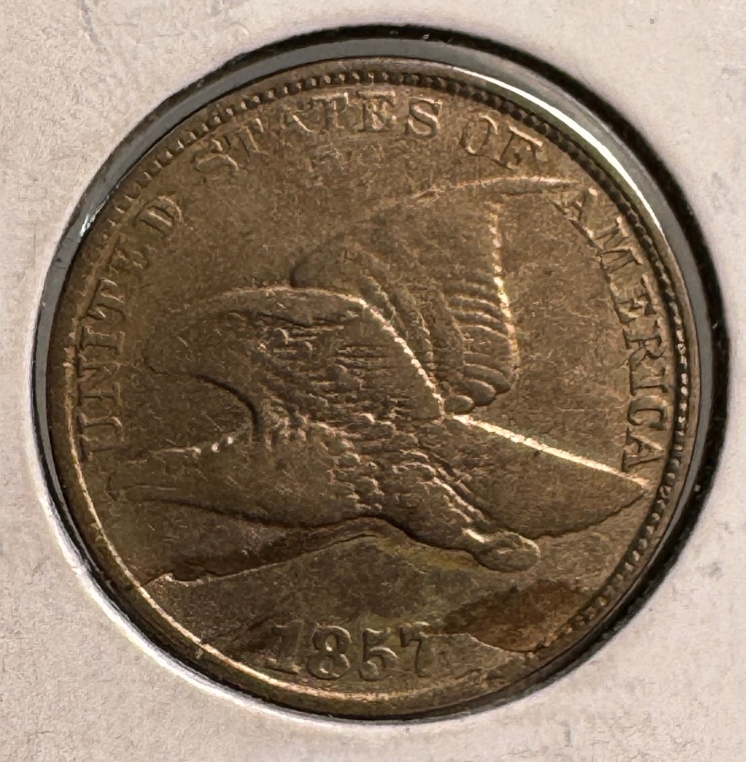 -*1857 Flying Eagle Cent United States of America XF (1 of 3)