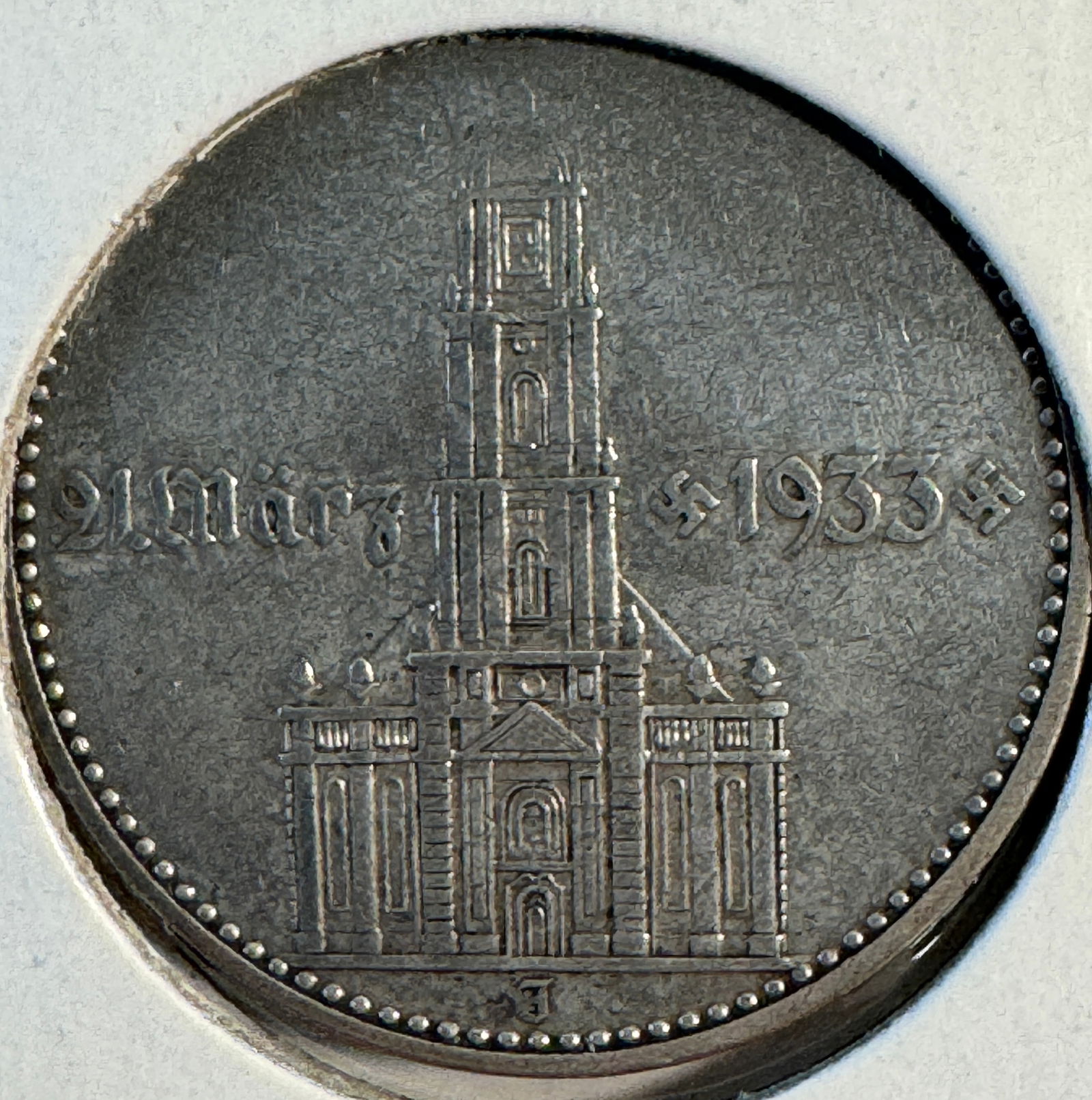 1934 Nazy Germany 2 Reichsmark Potsdam .625 Silver Coin: Item(s) as titled. Ungraded; condition varies. See images.