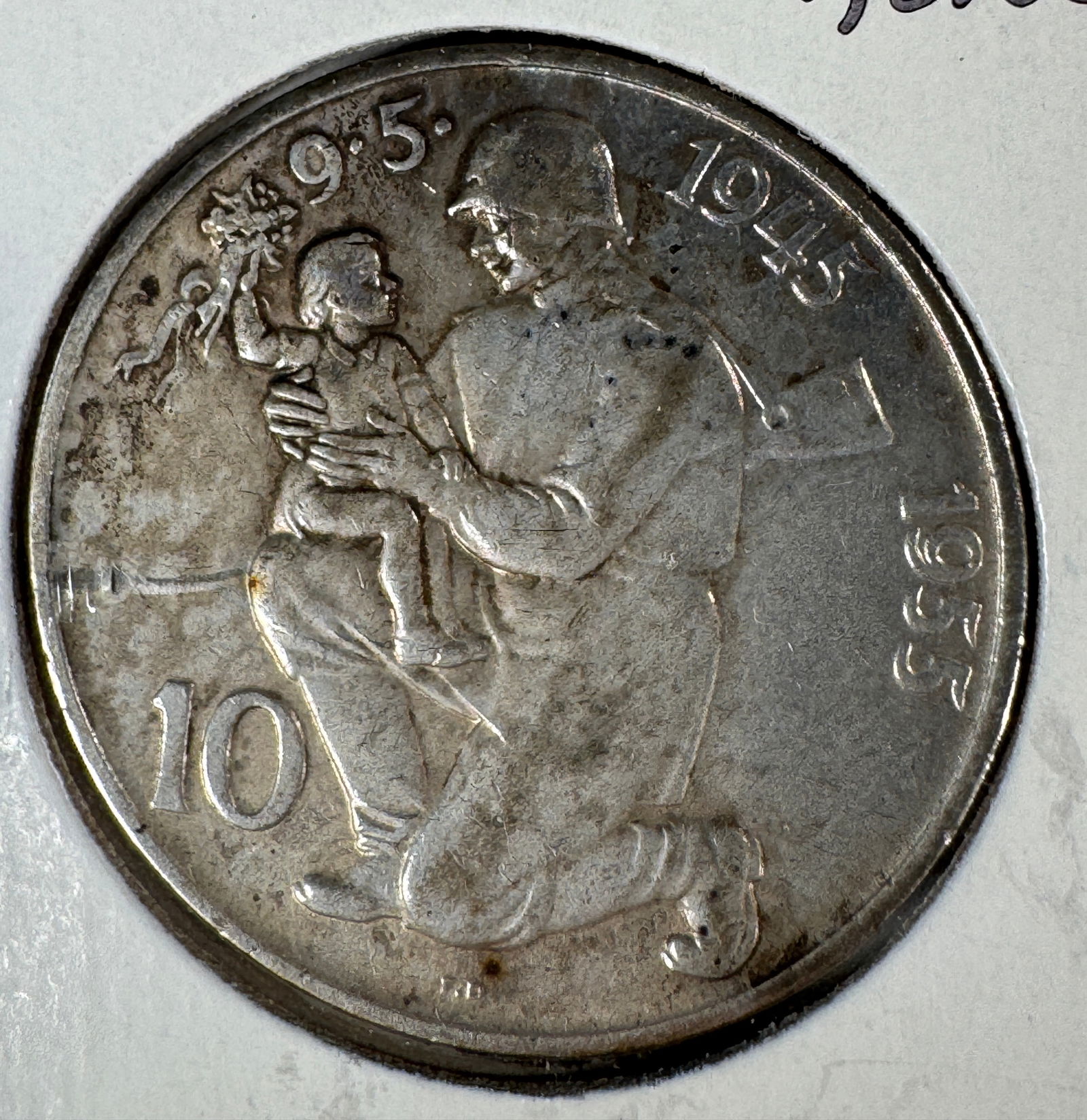 1955 Czechoslovakia 10 Korun .500 Silver Coin (1 of 2)