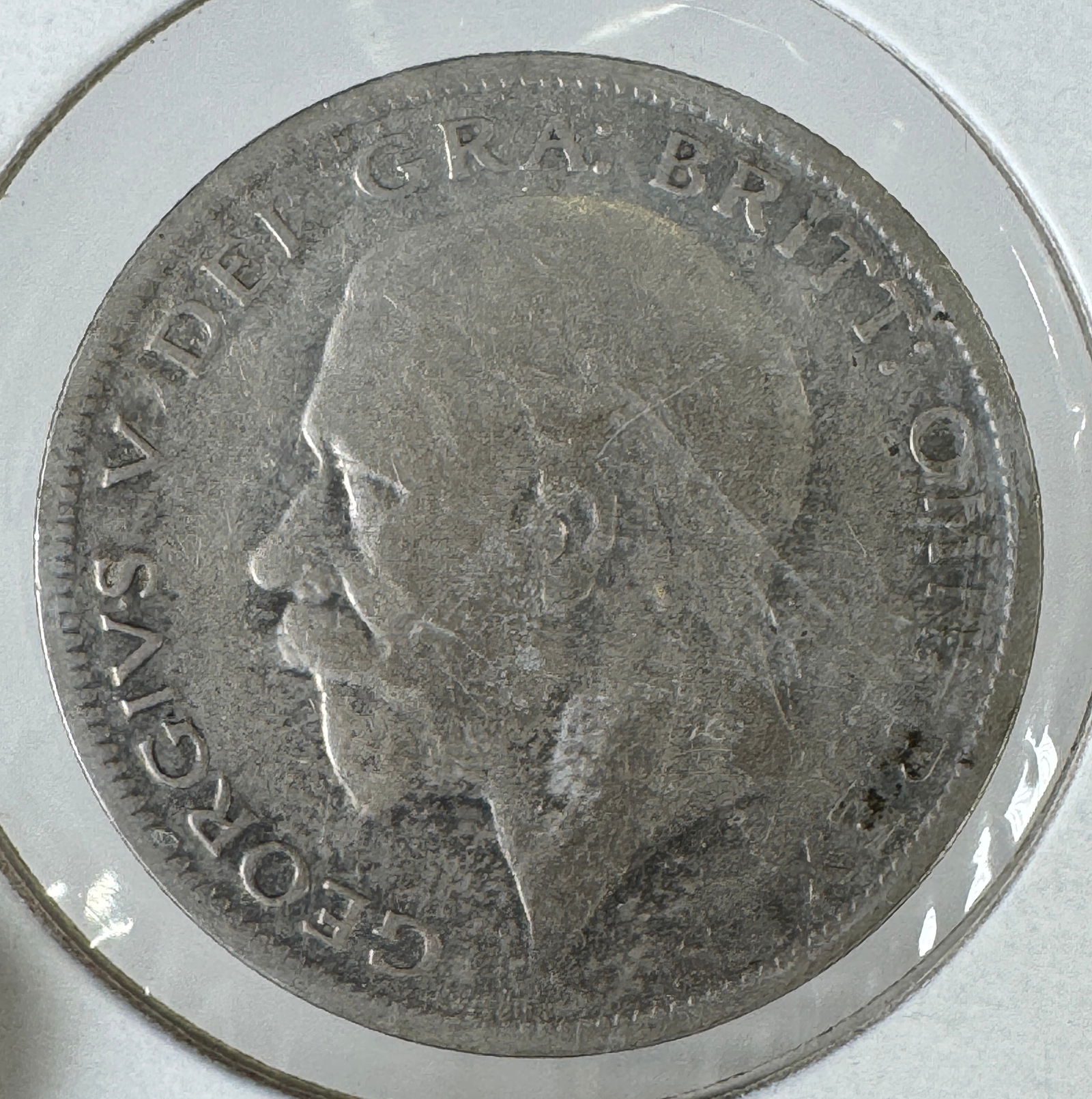 -*1928 George V United Kingdom Half Crown .500 Silver Coin (1 of 2)