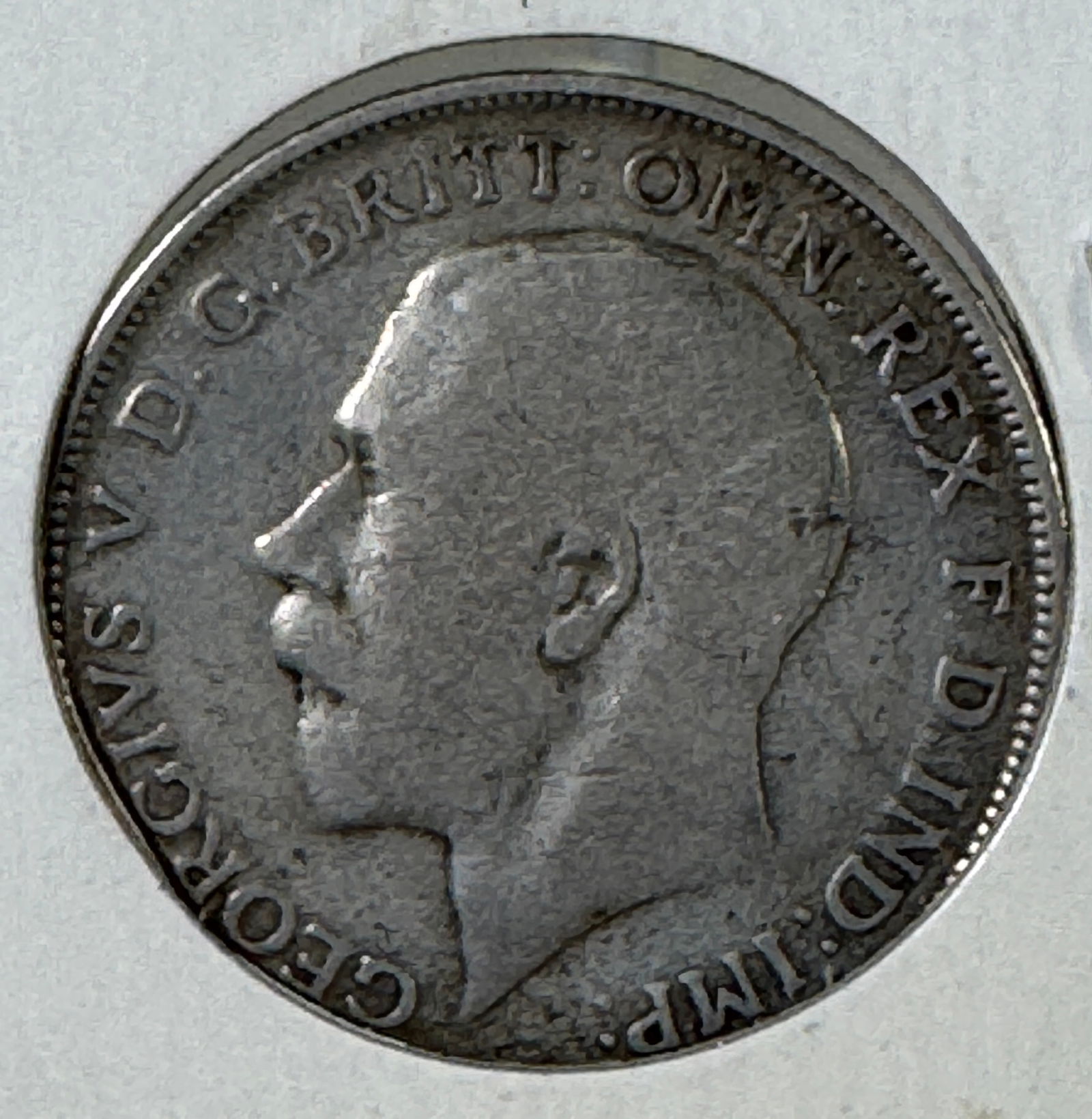 -*1920 Great Britain One Florin .500 Silver Coin - George V (1 of 2)