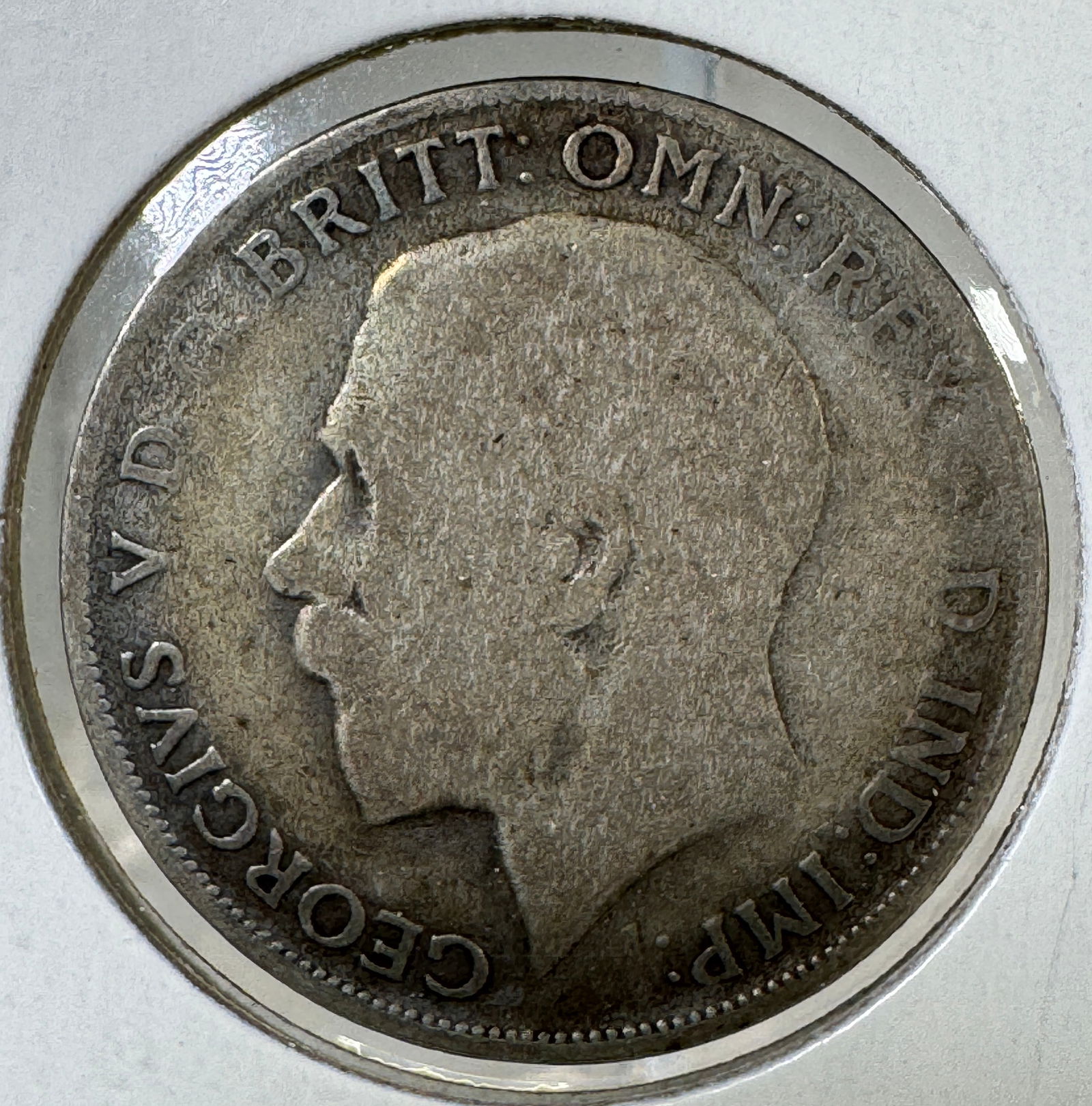 -*1921 Great Britain One Florin .500 Silver Coin (1 of 2)