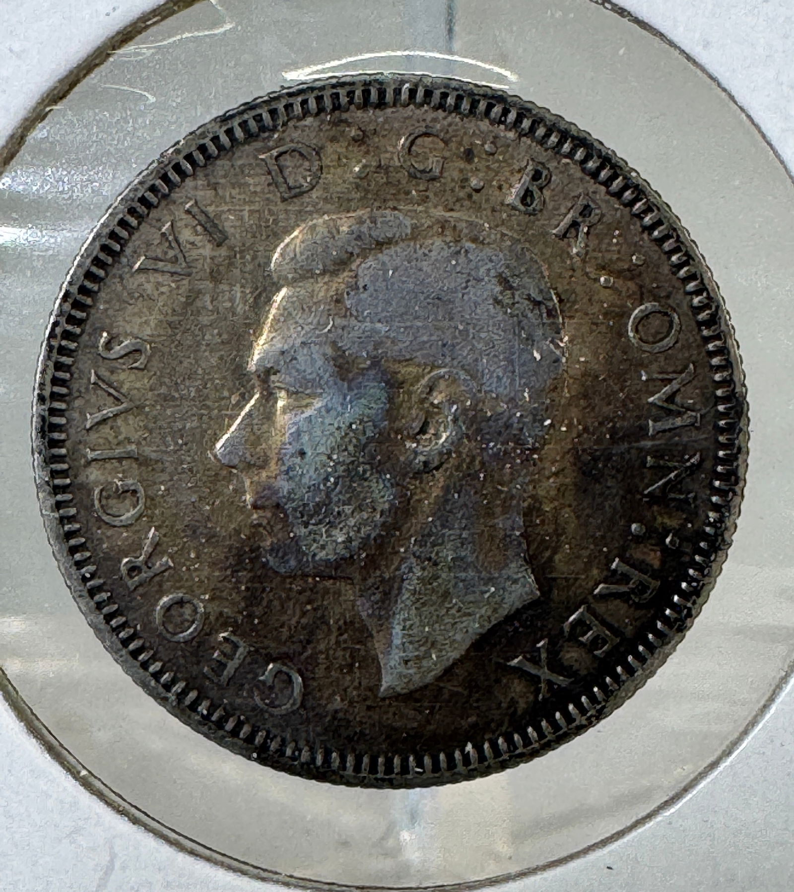 -*1939 Great Britain One Shilling .500 Silver Coin (1 of 2)