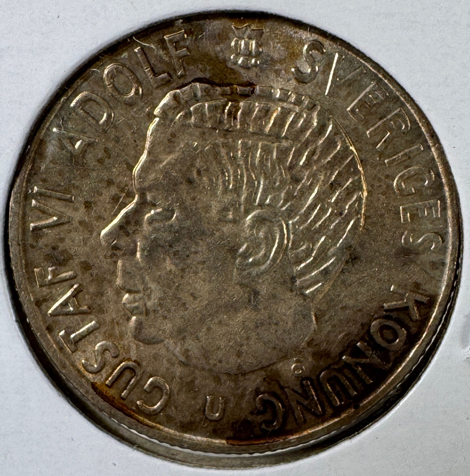 -*1965 Sweden 2 Kronor .400 Silver Coin - Gustaf VI Adolf (1 of 2)