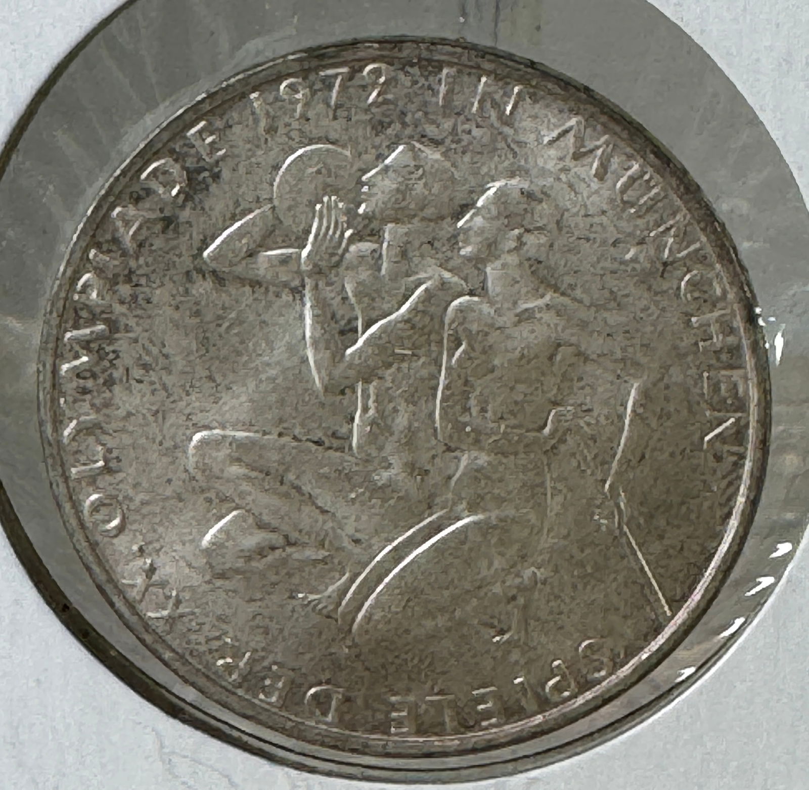 1972 Germany 10 Mark XX Summer Olympic Games .625 Silver Coin (1 of 2)