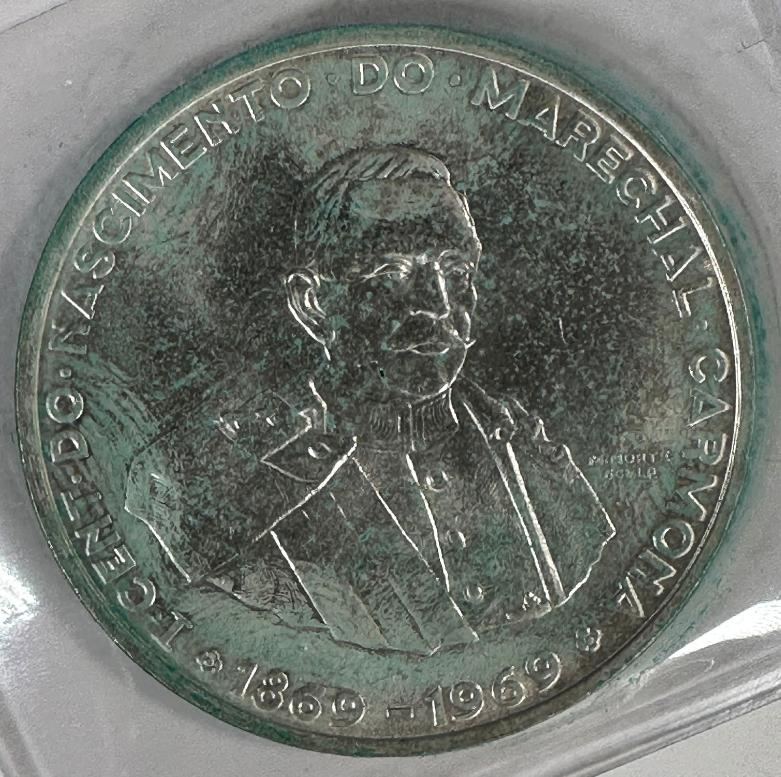 -*Portugal 1969 50 Escudos .650 Silver Coin - Marechal Carmona: Item(s) as titled. Ungraded; condition varies. See images.