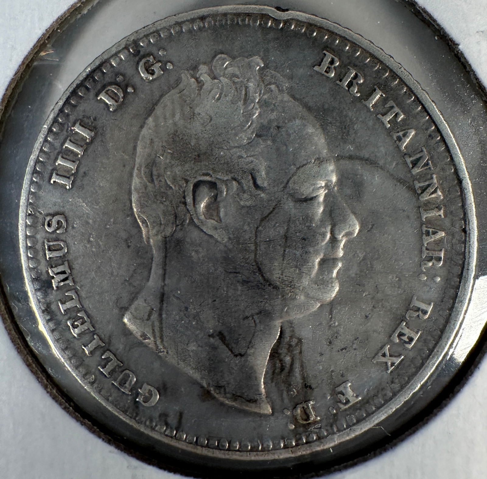 1834 Great Britain One Shilling .925 Silver Coin - William IV (1 of 2)